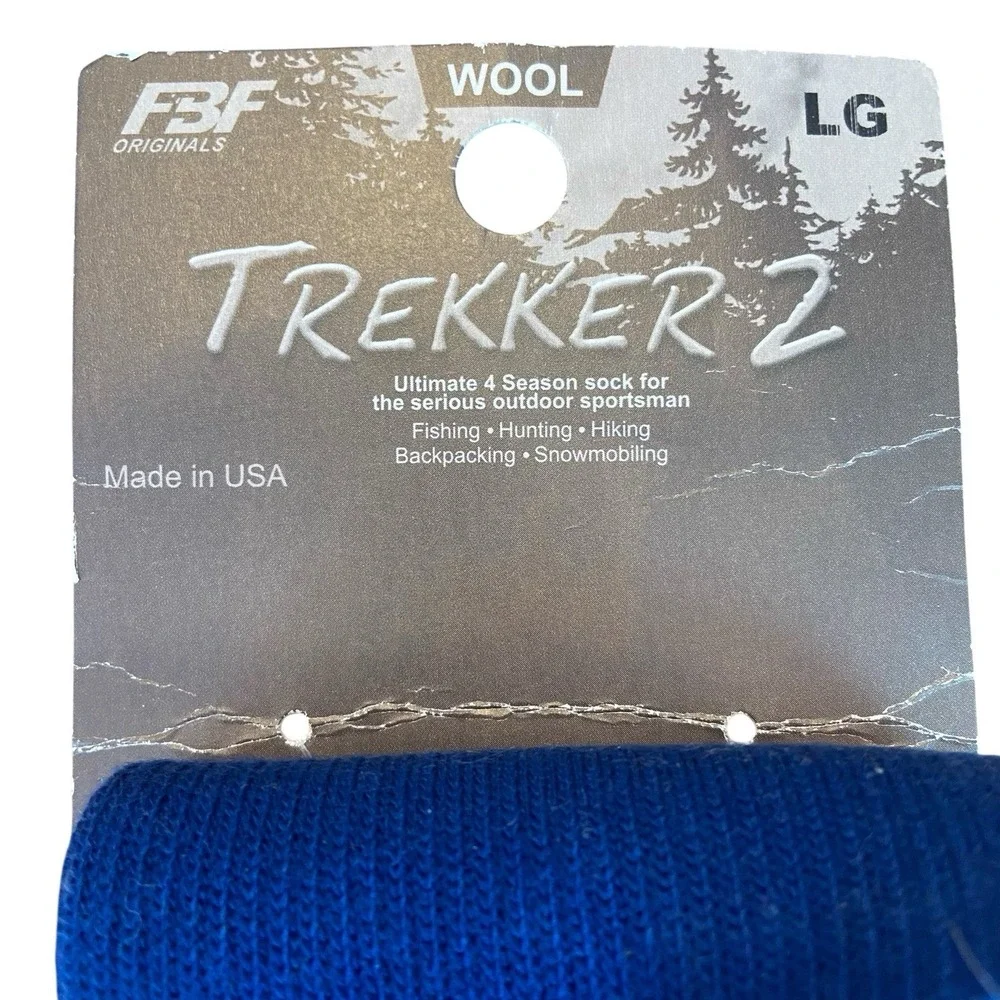 NY‎ Giants Wild Stripe Trekker 2 Wool Socks Size Large 10-13 New